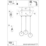  Obesna svetilka TITRAN 3 biała, (21348152) | Shoptok.si