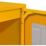 vidaXL Komoda boja senfa 100,5x39x107 cm hladno valjani čelik | shoptok.hr