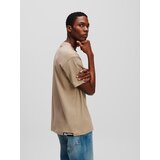 Karl Lagerfeld jeans Majica taupe siva / crna | shoptok.hr