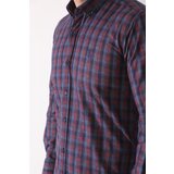 Dewberry G703 MEN'S SHIRT-NAVY-BURGUNDY | Shoptok.si