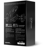 GOPower Ceres Prostatic Massager Vibrating and Tapping Remote Control Black | shoptok.hr