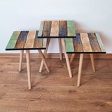 Hanah home 3Shp115 - green greennavy bluebrownbeige nesting table (3 pieces) | ePonuda.com