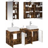  Set ormarića za kupaonicu 5 kom. Dimljeni hrast | shoptok.hr