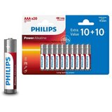Philips AAA LR03 Blister 10+10 alkalne baterije ( 21375 ) Cene