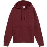 Puma Puloverji Ess Elevated Relaxed Wash Bordo Cene