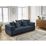 Bobochic Paris Temno modra sedežna garnitura iz šenilje 237 cm Whesley – | Shoptok.si