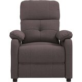vidaXL Masažni stol temno rjavo blago | Shoptok.si