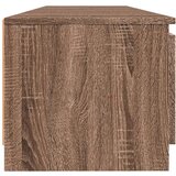 TV ormarić s LED svjetlima boja smeđeg hrasta 140x40x35 5 cm | shoptok.hr