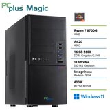 PCPLUS Magic Ryzen 7 8700G 16GB 1TB SSD Windows 11 Home namizni računalnik Cene