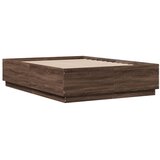  Okvir za krevet s LED svjetlima boja hrasta 120 x 190 cm drveni | Eponuda.ba