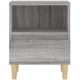  Noćni ormarići 2 kom boja dimljenog smeđi 40x35x50 cm | shoptok.hr