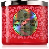 Bath & Body Works Strawberry Pound Cake mirisna svijeća 411 g Cijene