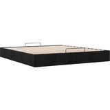 vidaXL Otomanski okvir kreveta bez madraca crni 200x200 cm od tkanine | shoptok.hr