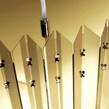 Toolight Stropna svjetiljka sa staklenom kuglom APP1764-8CP metal GOLD | shoptok.hr