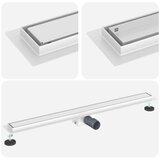  Odvod za tuš s Dječjim pokrivačem Srebrno 100 cm | shoptok.hr