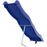 Tobogan za igru plavi 210 x 40 cm od polipropilena | shoptok.hr
