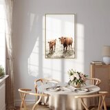  Slika - Mother and Calf (1 Part) Vertical 40x60 U prirodnom drvenom okviru | shoptok.hr