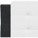  Jastuk za uzglavlje Zadar bijelo-crni 90 cm od umjetne kože | shoptok.hr