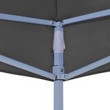 Krov za šator za zabave 4,5 x 3 m antracit 270 g/m² | Eponuda.com