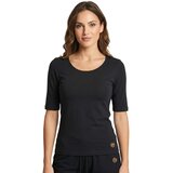 Leone 1947 Majice s kratkimi rokavi Woman T-Shirt 3/4 Sleeves Classy Črna Cene