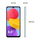 Samsung Pametni telefon Galaxy M13 M135 DS telefon 4GB/64GB - svetlo moder | Shoptok.si