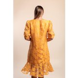 Fenzy Midi Obleka, Rumena | Shoptok.si