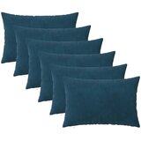  Presvlaka za jastuk 6 pcs HEERLEN Plava 30 x 50 cm Baršun | shoptok.hr