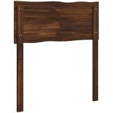  Uzglavlje s prirodnim rubom ROSTOCK Tamno smeđa 80 cm | shoptok.hr