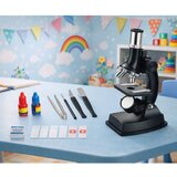  Edukativni mikroskop za djecu STEM 300x - crni | shoptok.hr