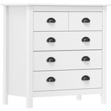 vidaXL Komoda Hill Range bijela 79 x 40 x 80 cm od masivne borovine Cijene