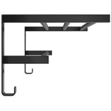  sušač peškira za kupatilski radijator hf sheffield 52x25,6 cm crni | Eponuda.com