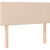  Krevet box spring i madrac LED cappuccino 80x200cm umjetna koža | shoptok.hr