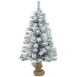  Set mini božićnih drvaca 45 cm PVC Zelena i bijela - Bijela 45 cm bez LED svjetala | shoptok.hr