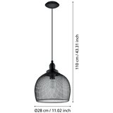 Eglo 49736 - Viseće svetlo STRAITON 1xE27/60W | Eponuda.com