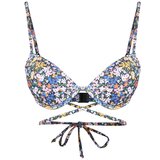 Trendyol multicolored floral pattern tie detailed bikini top Cijene