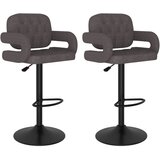 Furnova Barski stolčki 2 kosa taupe blago, (21949282) | Shoptok.si