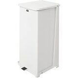 Rubbermaid koš za odpadke s pedalom defenders®, prostornina 95 l, bele barve Cene