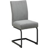 Bessagi Home Nihajni Stol Nelia, Siva, Rebrasti Žamet | Shoptok.si