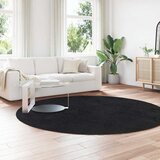  Čupavi tepih s visokim vlaknima NAVARRA crni 240x240 cm | Eponuda.com