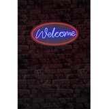 WALLXPERT dekorativna plastična led rasveta welcome red blue | ePonuda.com