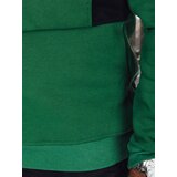 DStreet Bluza męska z kapturem ciemnozielona | Shoptok.si