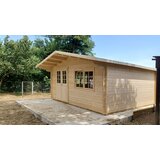 Male kuće Drvena vrtna kuća ENZO D 500 × 500 cm – bez završnog krovnog pokrova | shoptok.hr