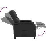  Fotelja s nagibom Crna Umjetna koža | shoptok.hr