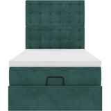  Okvir kreveta s madracima tamnozeleni 80x200cm baršunasti | shoptok.hr