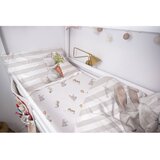 Butter Kings Bela napenjalna enojna otroška rjuha iz bombažnega satena 90x200 cm Hugging Bunnies – | Shoptok.si