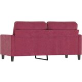  Dvosed vinsko rdeč 140 cm žamet | Shoptok.si