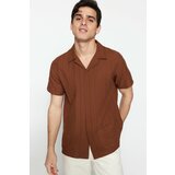 Trendyol Shirt - Brown - Regular fit Cene