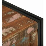  Kutija za spremanje s pohranom 80 x 50 x 50 cm obnovljeno drvo | shoptok.hr