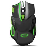 Esperanza Miš ESPERANZA GAMING HAWK 7D MX401, BLACK-GREEN, 2400dpi, double-click, ergonomic, EGM401KG | Eponuda.ba