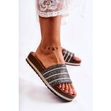 S. BARSKI Women's Classic Slippers With A Chain Black Maddy | Shoptok.si